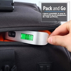 Balanza digital portatil para valijas equipaje viajes en internet