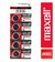 Pila Cr2032 Maxell Tipo Boton de Litio pack x 5 unidades