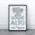 Kit 3 Placas Decorativas Infantil Sonhe Alto MDF - Enjoy Home Store