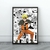 Kit 3 Placas Decorativas Animes Naruto, Goku e Luffy MDF - comprar online