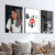 Kit 3 Quadros Decorativos Ariana Grande Cantora Pop na internet