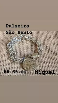 Pulseira São Bento Níquel