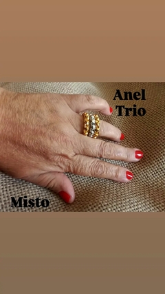 Anel Trio Misto