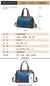 B140 - BOLSA DE OMBRO CASUAL SQUARE EM COURO PU - ESSENZA D'LUXXE Moda & Acessórios 