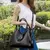 B144 - BOLSA DE OMBRO CROSSBODY EM COURO MICROFIBRA MACIO