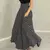 VS-L01 SAIA CASUAL MAXI ELEGANTE CINTURA ALTA LINHA SWING na internet