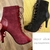 Imagem do CAL04 - SALTOS BOOTS FEMININOS ANKLE PEEP TOE CAMURÇA