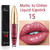 MB01 - BATOM DIAMANTE GLITTER LIP GLOSS IMPERMEÁVEL DE LONGA DURAÇÃO