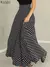 VS-L01 SAIA CASUAL MAXI ELEGANTE CINTURA ALTA LINHA SWING - loja online