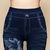 CALÇA JEANS FEMININA SKINNY LEGGINGS CINTURA ALTA IMPRESSÃO