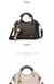 Imagem do B145 - BOLSA QUADRADA SILT LETRAS IMPRESSAS CROSSBODY SHOLDER COM PINGENTE