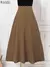 VS-L01 SAIA CASUAL MAXI ELEGANTE CINTURA ALTA LINHA SWING na internet