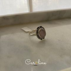 Anillo con Cuarzo Rosa - comprar online