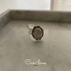 Anillo con Cuarzo Rosa