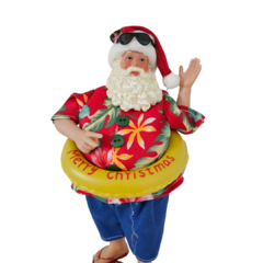 Boneco Papai Noel Surfista 28cm - comprar online