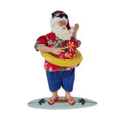 Boneco Papai Noel Surfista 28cm