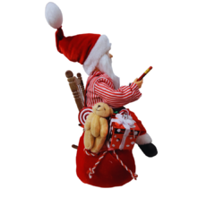 Boneco Papai Noel Sentado C/ Movimento e Som 40cm - comprar online