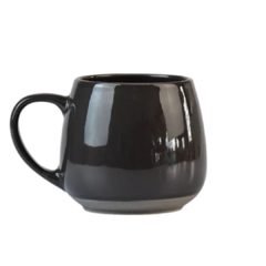 Caneca de Cerâmica Modern Preta