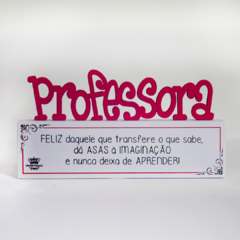 Maderinha de mesa Professora.