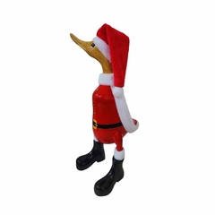 Pato de Botas de Madeira Papai Noel M