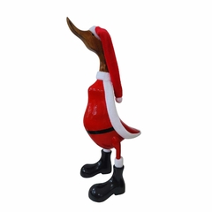 Pato de Botas de Madeira Papai Noel G