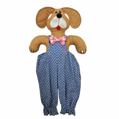 Boneco Puxa-saco Patchwork Cachorro