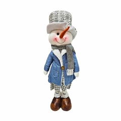 Boneco de Neve Natal Macho em Pé 76x18cm