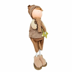 Boneco Natal Menino em Pé 42cm - comprar online