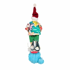 Boneco Natal Papai Noel Surfista 40cm na internet