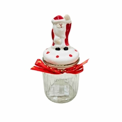 Pote Vidro Natal Papai Noel 300ml