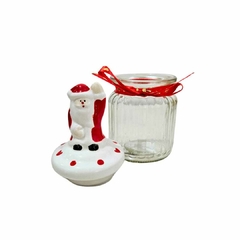 Pote Vidro Natal Papai Noel 300ml - comprar online