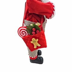 Papai Noel Natal Em Pé Vermelho 45cm - Toko Artesanato e Decorações