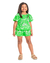 Conjunto Infantil Floral Blusa e Short em Meia Malha - Clarabela kids | Brincando de Vestir, Vestindo Para Brincar!