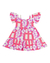 Vestido Infantil Manga Curta Meia Malha - comprar online