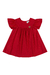 Vestido Infantil Menina Natal Ano Novo Vermelho Branco - loja online