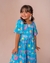 Vestido Infantil Meninas Lola Azul Estampado Verão - comprar online