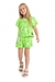 Conjunto Infantil Feminino Blusa e Short em Meia Malha Gloss - comprar online