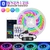 Fita de LED RGB USB WS2812B 5050, App Bluetooth, Luzes de Efeito Perseguidor, Fita - loja online