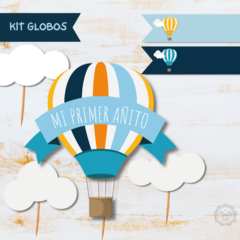 Kit imprimible Globos Aerostaticos