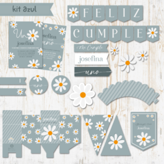 kit imprimible margaritas - comprar online