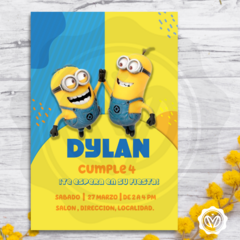 Invitación virtual Minions