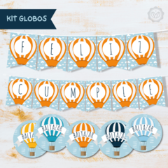 Kit imprimible Globos Aerostaticos - DaniDesing