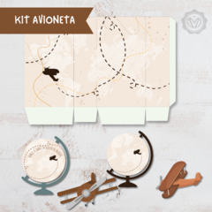 Kit imprimible avioneta - tienda online