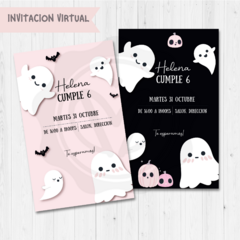 Kit imprimible Halloween Rosa - comprar online