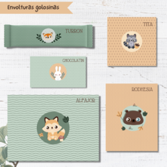 Kit Imprimible animalitos del bosque - comprar online