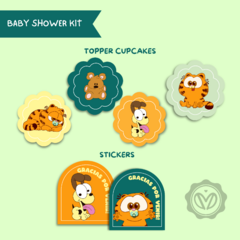 Kit Imprimible Decorativo para Baby Shower de Garfield Bebé - comprar online