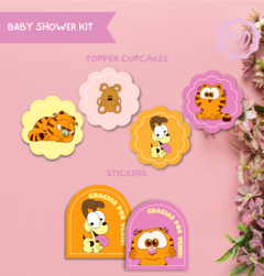 Kit Imprimible Decorativo para Baby Shower de Garfield Bebé en internet