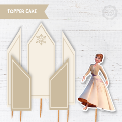 Cake topper Anna Frozen 2