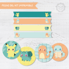 Kit imprimible pokemon - DaniDesing