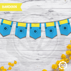 Banderín decorativo de los Minions